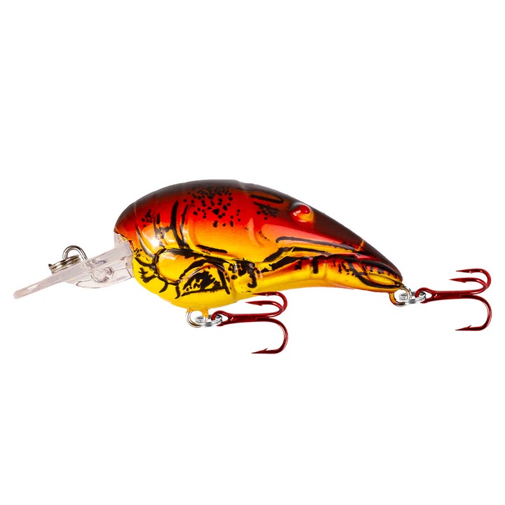 Műcsali szett, bionikus csalik, 7cm/11.5g, rák design, élénk színek