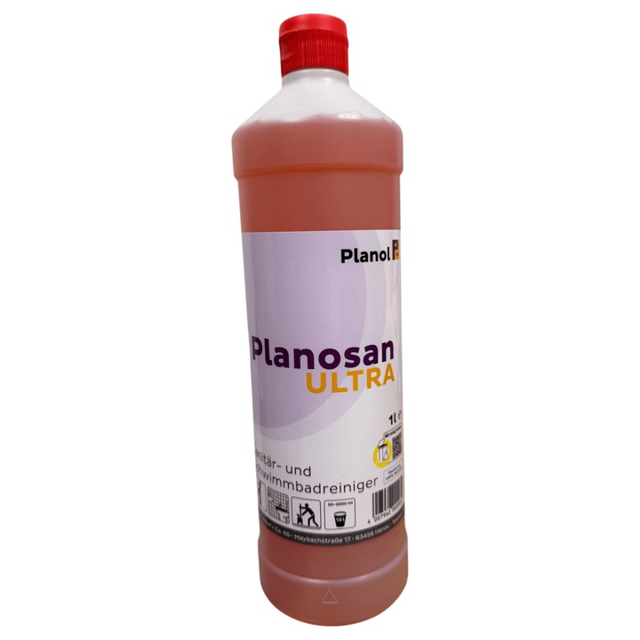 Solutie anticalcar Planol Planosan Ultra - pentru obiecte sanitare si spatii wellness, 1000ml