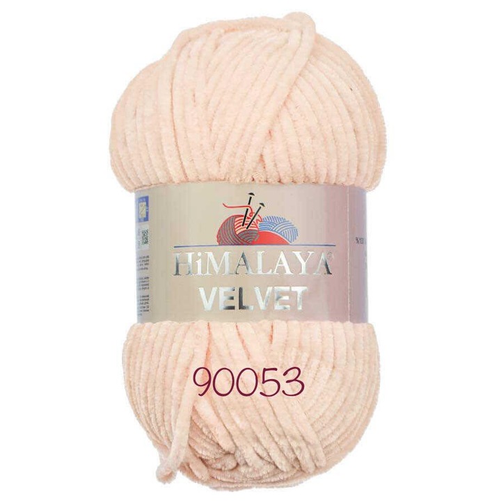 Himalaya VELVET kötőfonal / horgolófonal, Összetétel: 100% mikropoliészter, Súly / hossz: 100 g / 120 m, szín 90053