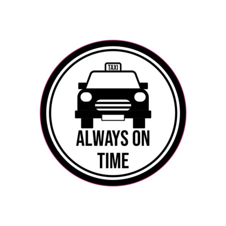Стикер "ALWAYS ON TIME " Код:TAG 055 / T2