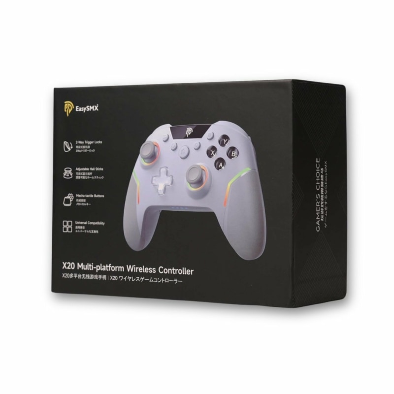 EasySMX X20, Multi-Platforma (PC, Mobil, Switch), RGB, Hall-Effect