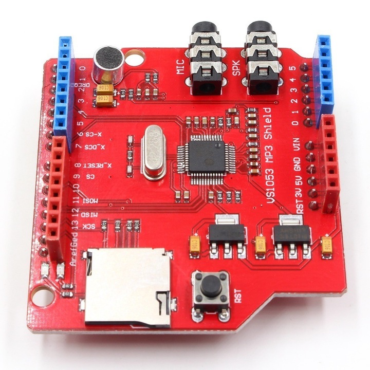 Shield MP3 VS1053 Decodor, Set, Compatibil cu Arduino
