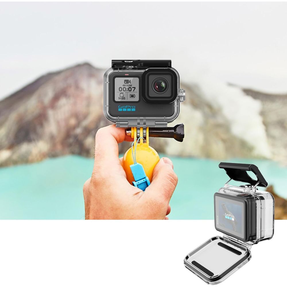 GoPro HERO 9 / 10 / 11 / 12 / 13 - Husă de protecție Tech-Protect impermeabilă, transparentă din plastic