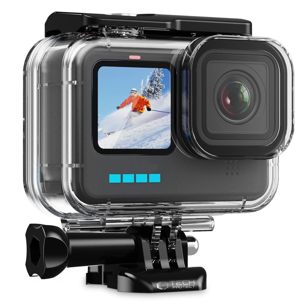 GoPro HERO 9 / 10 / 11 / 12 / 13 - Husă de protecție Tech-Protect impermeabilă, transparentă din plastic