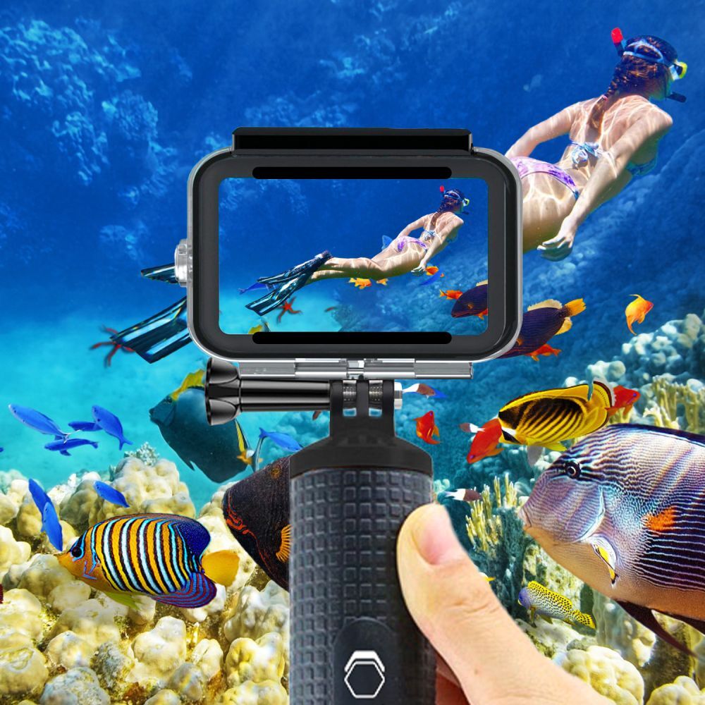 GoPro HERO 9 / 10 / 11 / 12 / 13 - Husă de protecție Tech-Protect impermeabilă, transparentă din plastic