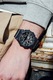 Casio, Часовник G-Shock с каишка от смола, Черен