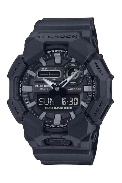 Casio, G-Shock karóra gyantaszíjjal, Fekete