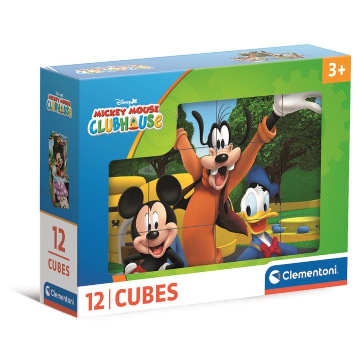 Disney Mickey Clubhouse mesekocka 12 db-os Clementoni