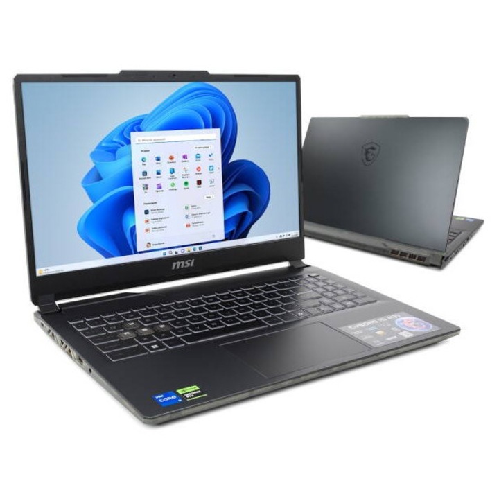 Laptop MSI Cyborg 15 A13VE-2416XPL Intel Core i5-13420H 15.6inch 16GB 512GB NoOS RTX 4050 Negru