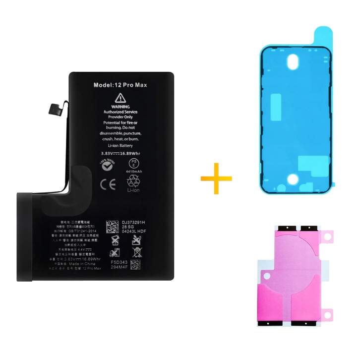 Baterie + garnitura pentru iPhone 12 Pro Max Capacitate mai mare 4410 mAh Nowa