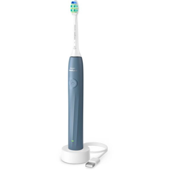 Periuță de dinți electrică Philips Sonicare 2100, 1 mod, 2 intensități, albastru marin