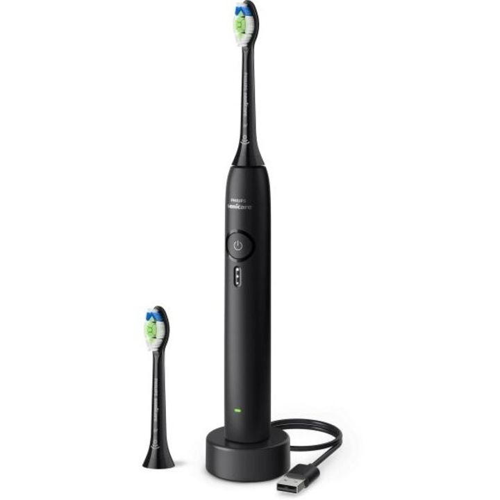 Periuță de dinți electrică Philips Sonicare 3100, senzor presiune, 3 intensități, negru