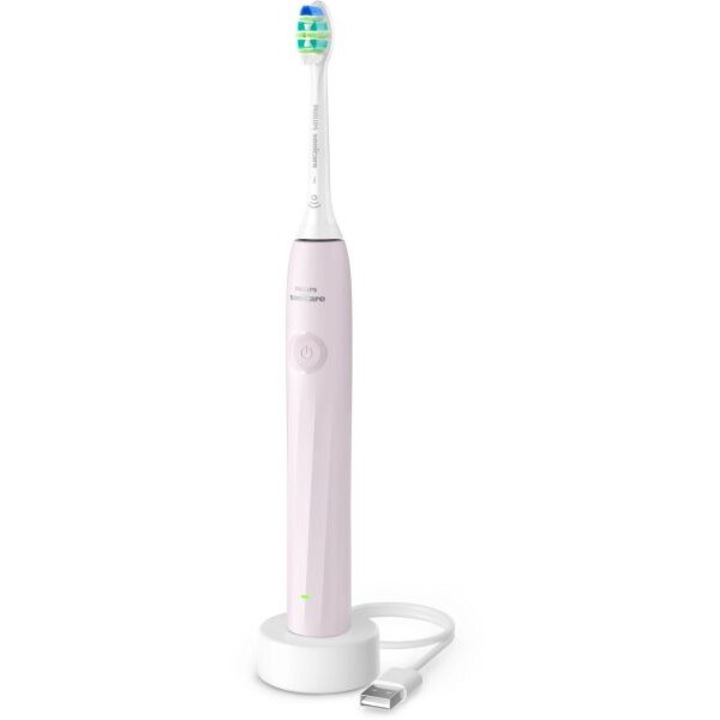 Periuță de dinți electrică Philips Sonicare Seria 2100, 2 intensități, roz