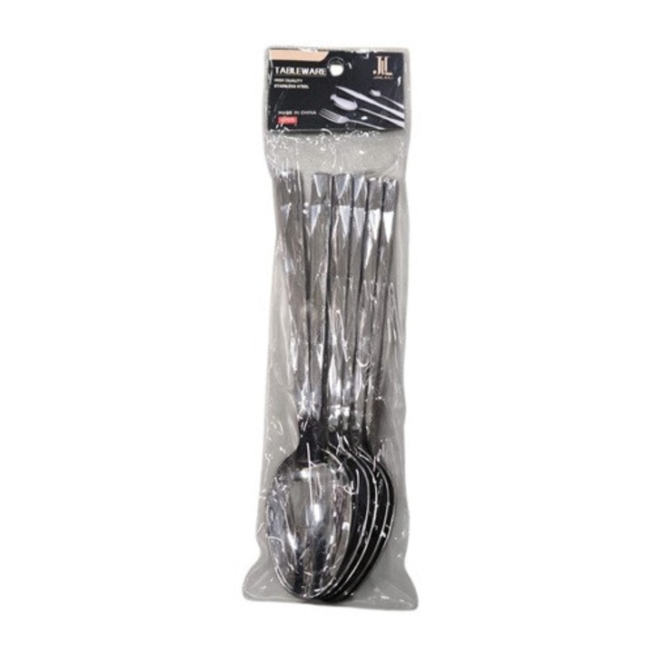 6 darabos rozsdamentes acél kanálkészlet, 21 cm, Clini 5X-0280