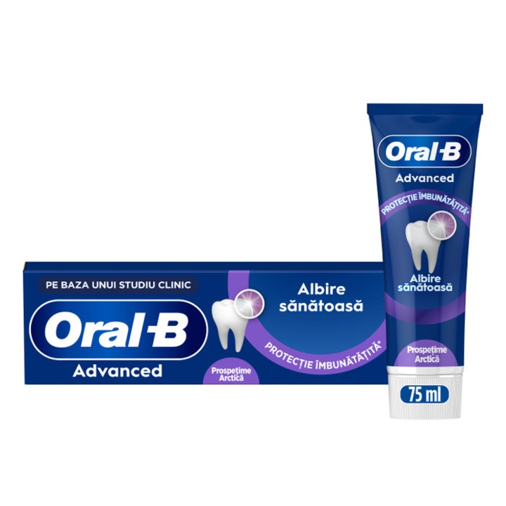 Oral-B Advanced Whitening fogkrém, artic fresh, menta, 75 ml
