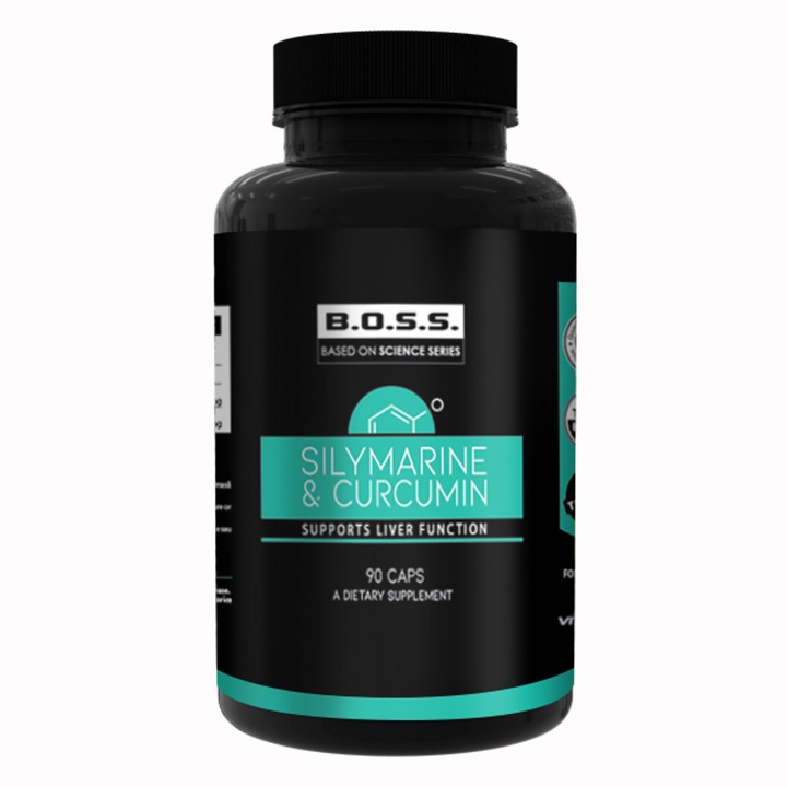 Silymarine & Curcumin Vitabolic, 90 capsule, antioxidant, echilibru metabolic