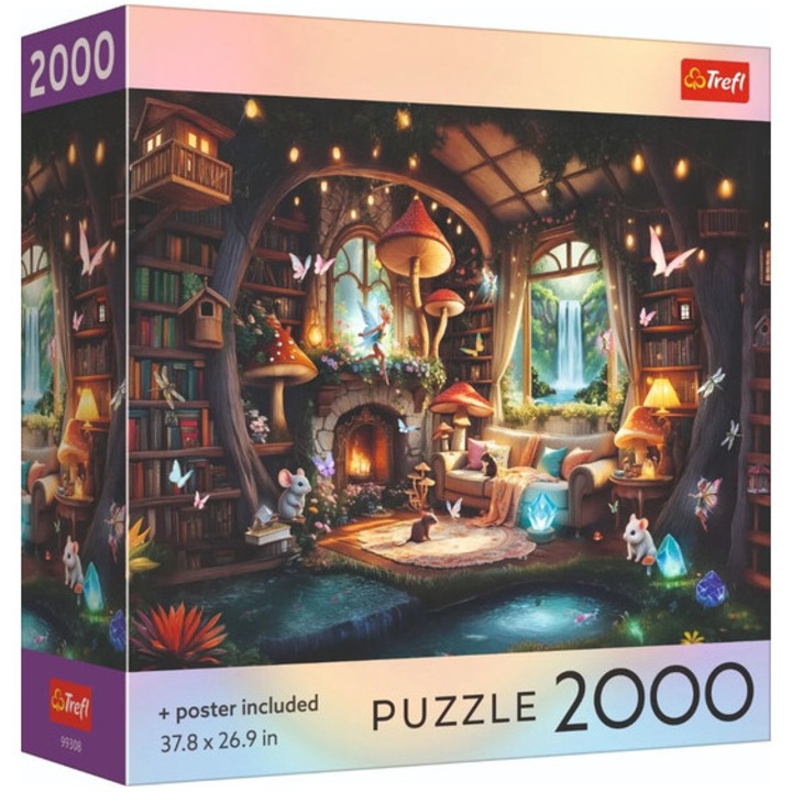 Trefl 2000 db-os USA Collection puzzle - Mesebeli házikó (99308)