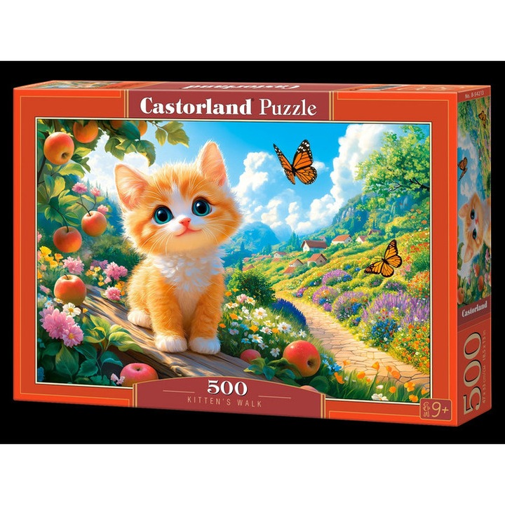 Castorland 500 db-os puzzle - Kitten's Walk (B-54213)