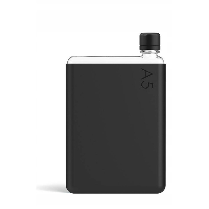 Memobottle A5 kulacs 750 ml, fekete, Tritan műanyagból, ütésálló