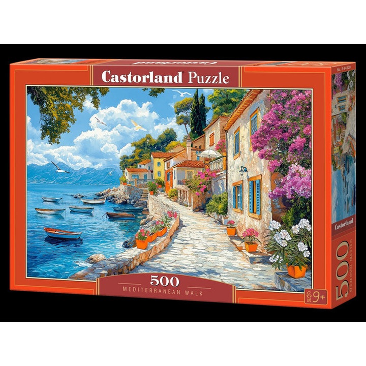 Castorland 500 db-os puzzle - Mediterranean Walk (B-54220)