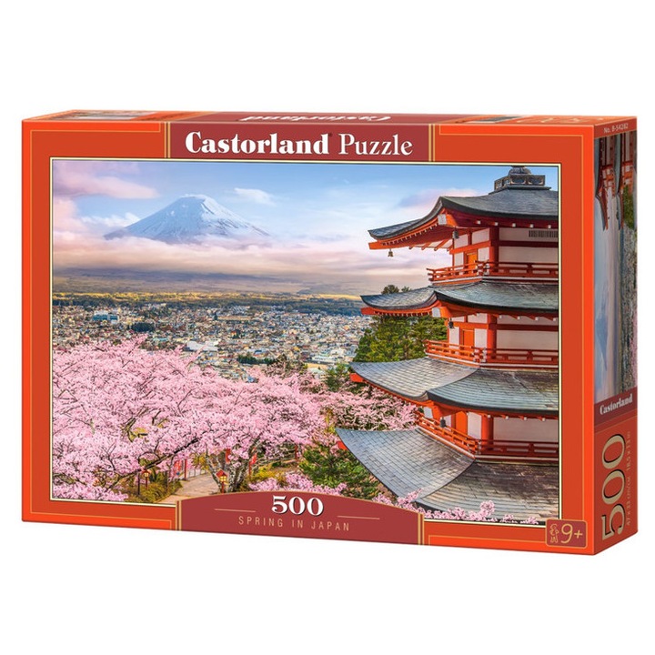 Castorland 500 db-os puzzle - Spring in Japan (B-54282)