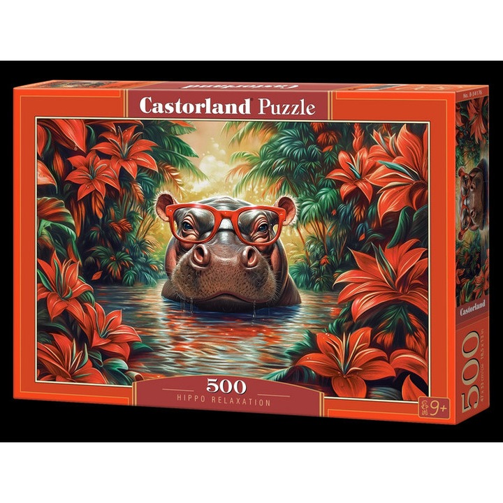 Castorland 500 db-os puzzle - Hippo Relaxation (B-54176)