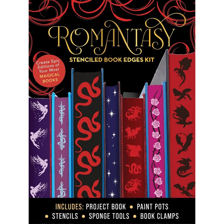 Romantasy - Stenciled Book Edges Kit -