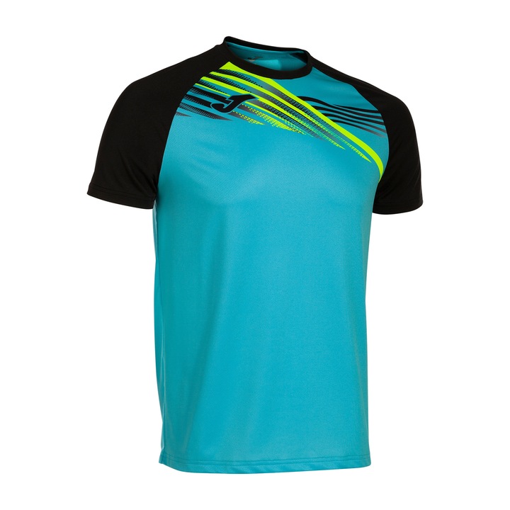 Joma Elite X férfi sportpóló, kék, légáteresztő, 2XS INTL