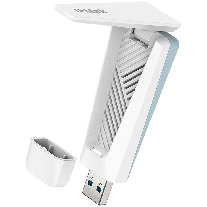 D-Link hálózati adapter, AX18U, AX1800 Wi-Fi 6, Külső vezeték nélküli, 2.4/5 GHz USB 3.0 1800 Mbps, 1x Külső antenna