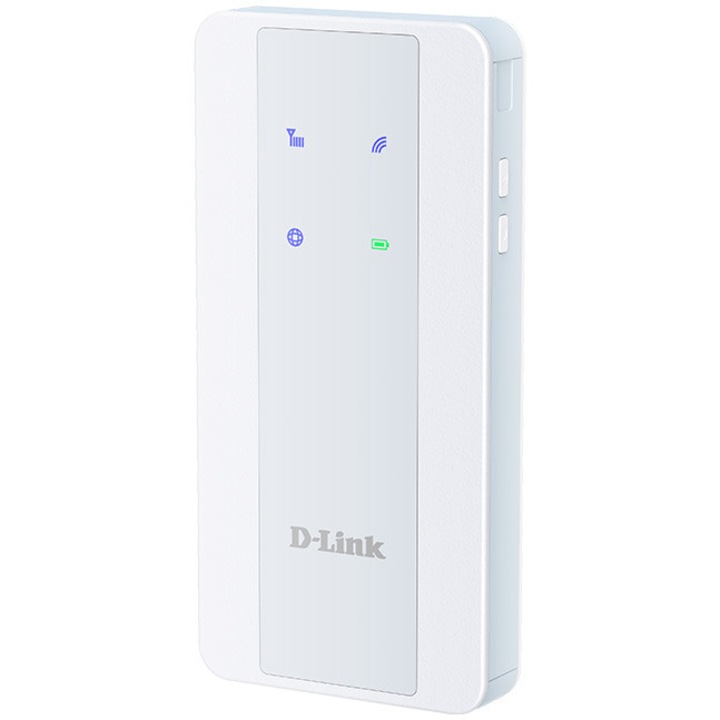 Безжичен рутер D-Link, F518, AX1800, 5G LTE 1800Mbps, Батерия 8000mAh, Слот Nano SIM 4G/5G Wi-Fi 6, Бял