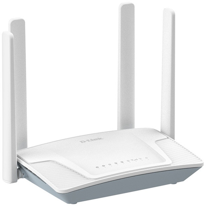 Router wireless D-Link, G403C, 4G LTE (desktop), 300Mbps. 3 porturi 10/100Mbps + 1 WAN/LAN