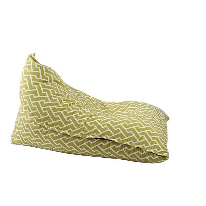 Pufrelax Kudos babzsákfotel, ergonomikus kialakítás, textil anyag, Zippity Green, 130x100x80cm