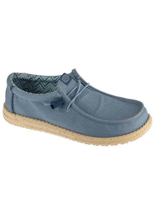 Pantofi sport, Hey Dude Wally Stretch Canvas 407005, Albastru