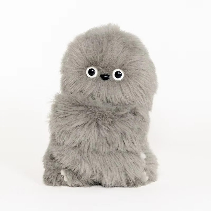 Играчка Mirumi, интерактивна, плюшена, сива, животно, за момчета
