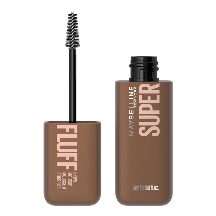 Mascara pentru sparancene Maybelline New York SUPERFLUFF 255 SOFT BROWN, 5ml