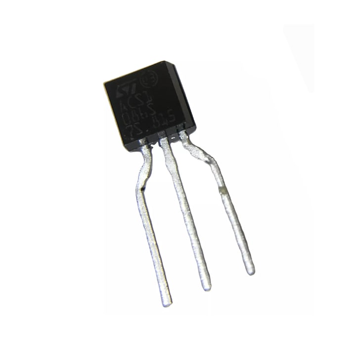 AC превключвател ACS108, 0.8A, 600V, TO92, комплект 1 бр.