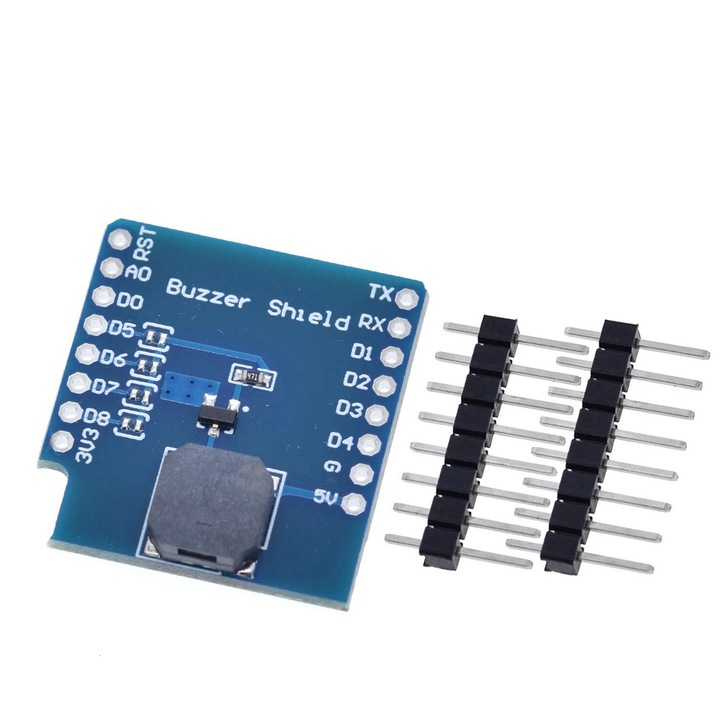 Modul semnal Shield D1 cu buzzer activ, pentru D1 mini, 1x modul, 2x ...