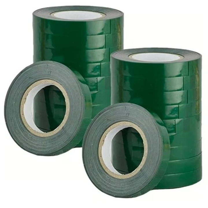 Set 20 x Rola Banda pentru Aparat Legat Vita de Vie, Pomi Fructiferi, Legume, 23m, Verde, DUPU