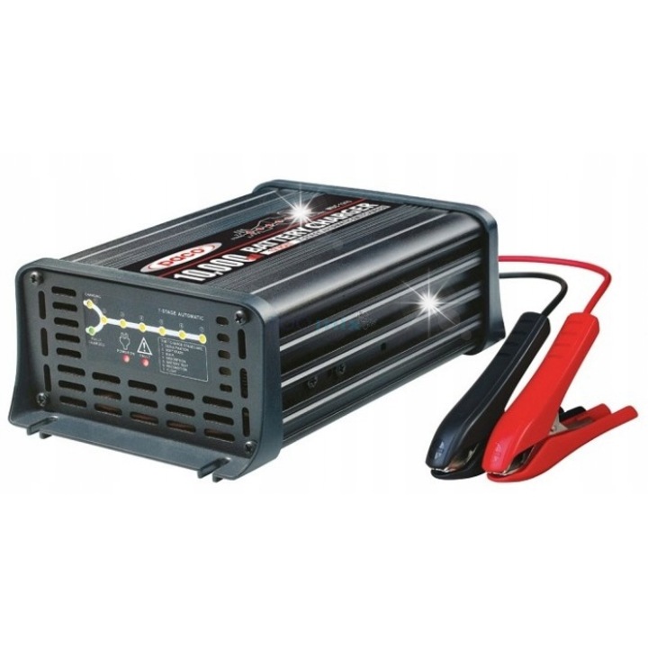 Автоматично зарядно устройство за акумулатори MBC1210, 7 етапа, 10A, 12V, 190x115x62см
