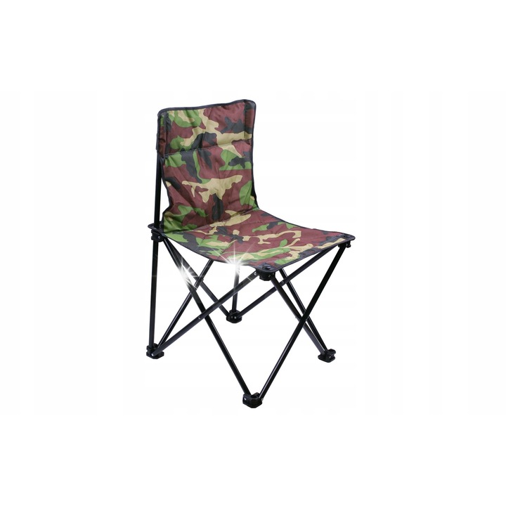 Scaun de pescuit Mikado, Camo, 45x45x75cm