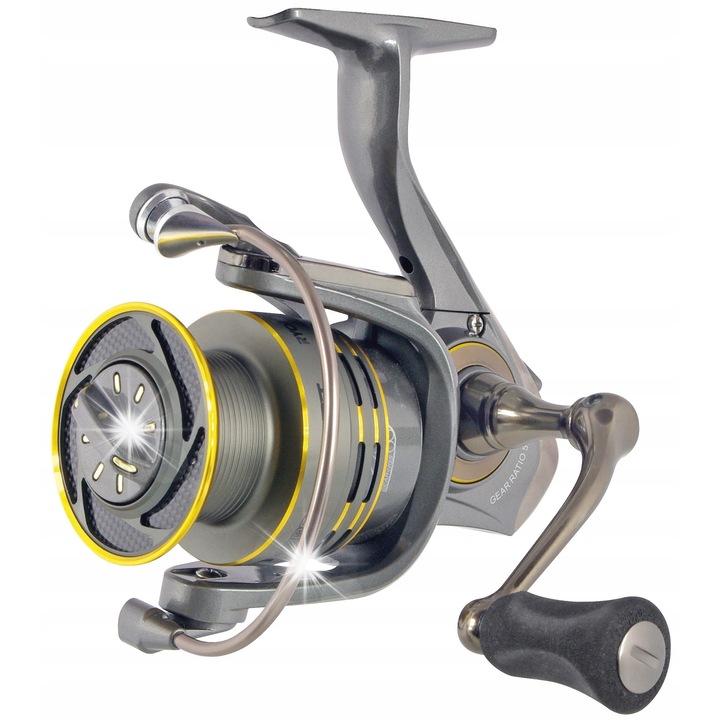 Ryobi Slam 3000 orsók, 6+1 csapágy, súly 247g, kapacitás 0,24mm/235m, 0,33mm/115m
