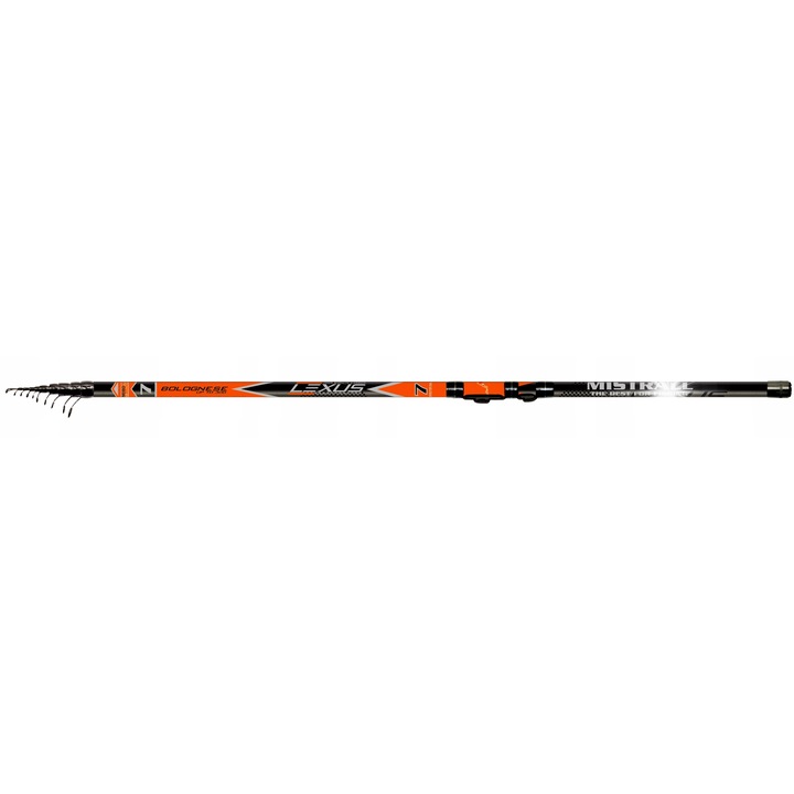 Mistrall Lexus Bolognese horgászbot, 5m, 30g-ig, karbon, grafit, grafit színű