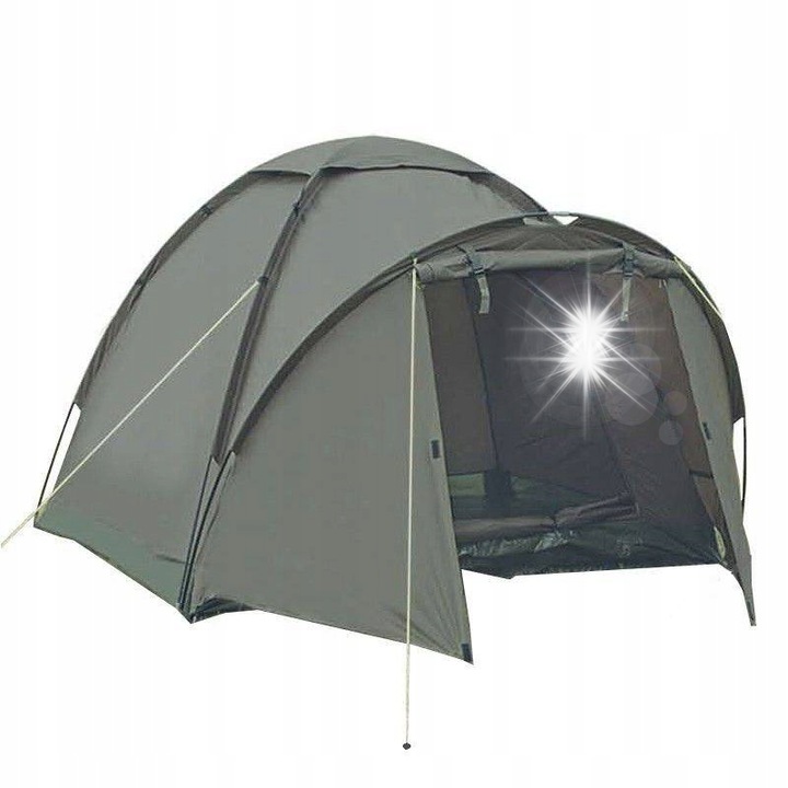 Cort camping Konger Namiot Wedkarski Tropik Nr.6, 280x210x150cm, rezistent la apa 5000mm, greutate 5,6kg