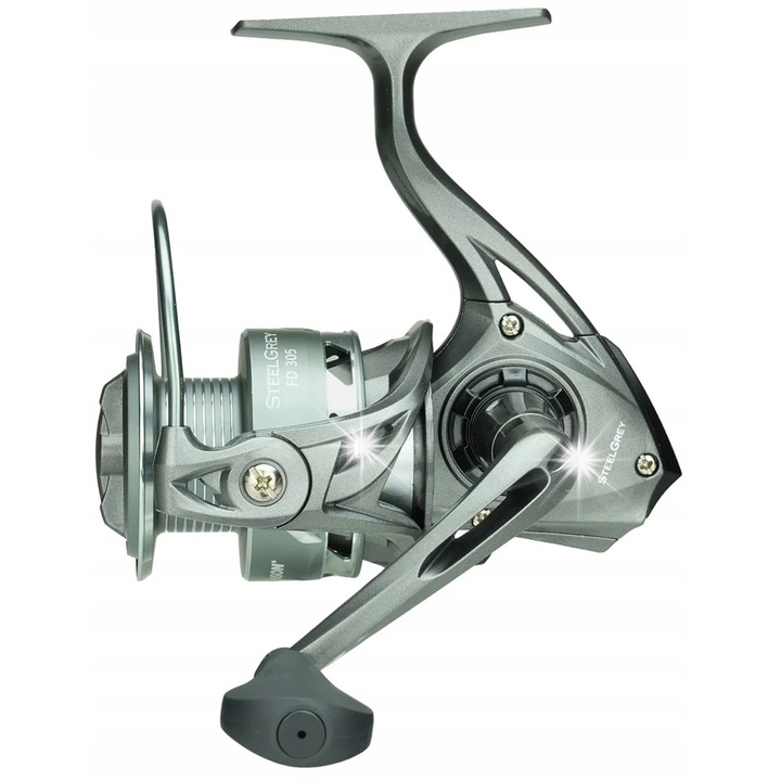 Robinson Kolowrotek SteelGrey 305FD orsó, 5 csapágy, súly 270g, kapacitás 0,28mm - 235m, szürke színű