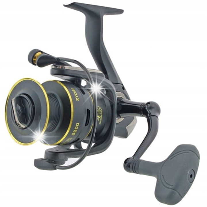 Ryobi Virtus 6000 orsók, 5.0:1, 4+1 csapágy, 398g, kompozit, alumínium