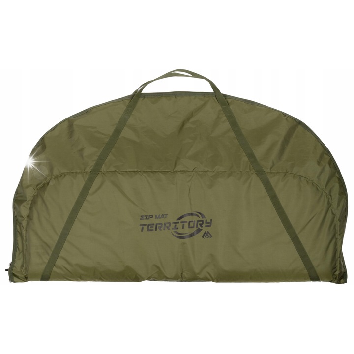 Saltea de pescuit Mikado Territory Zip Mat 120x65cm, compacta, 2 in 1, pliabila 55x40x15cm