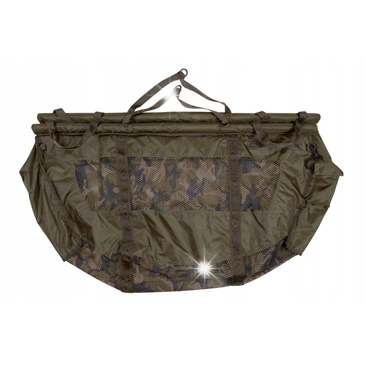 Sac de cantarire Fox CarpMaster STR Standard, 100x62x37cm, cu manere duble, protectie completa, culoare: multicolor