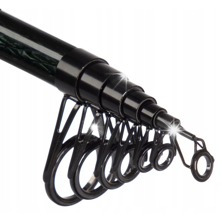 Mikado Intro II Cork Power Tele Float horgászbot 3.3m, 1-60g, 6 szekciós, fekete-bézs