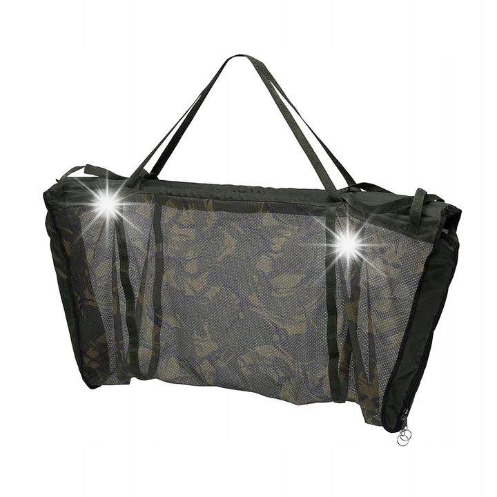 Sac de pastrare Prologic Camo pentru cantarirea pestilor, 122x55cm, 1,08kg, 4 manere