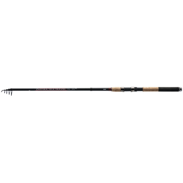 Jaxon Zaffira Tele Travel horgászbot 2,40m 5-25gr, 6 szekciós, szín: többszínű, összecsukott hossz: 56cm